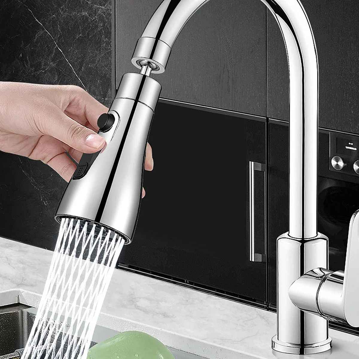 Kitchen faucet universal splash-proof extender universal sink adapter
