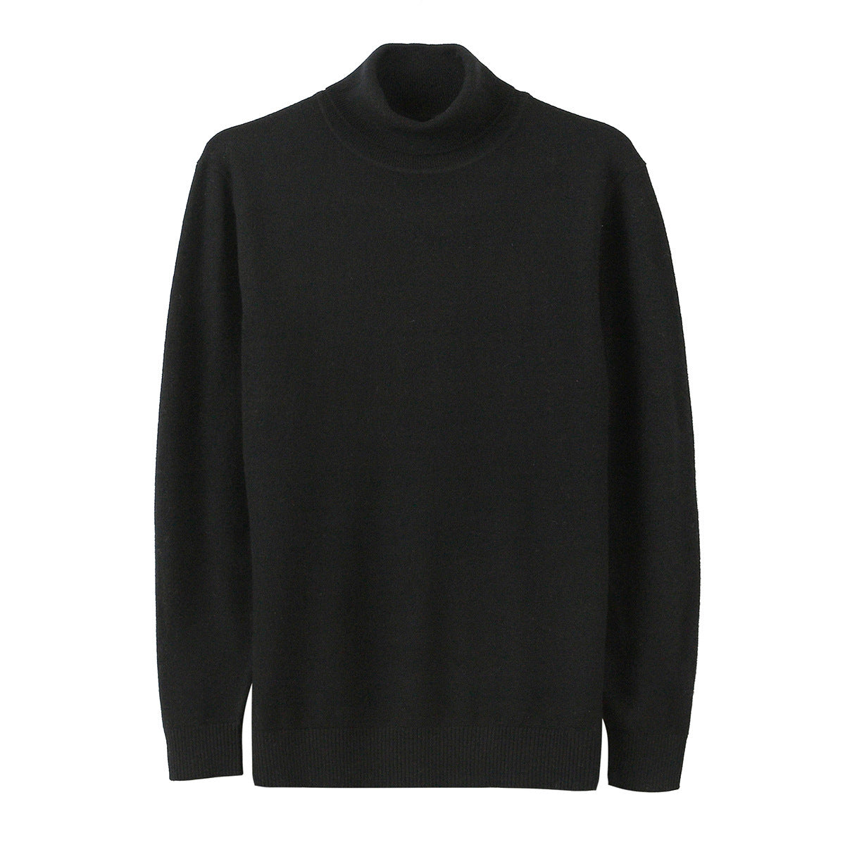 Full wool sweater men's two lapels