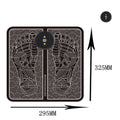 Pulse Sole Foot Massage Pad EMS Physiotherapy Foot Massage Machine USB Rechargeable Foot Reflexology Device
