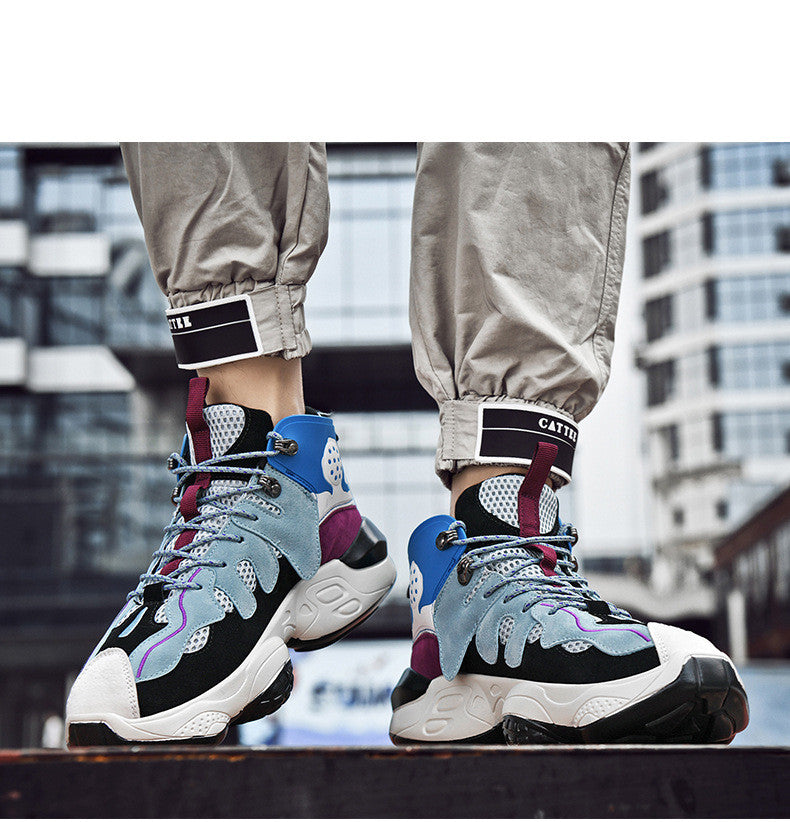 High-top street shooting student shoes men's trendy shoes