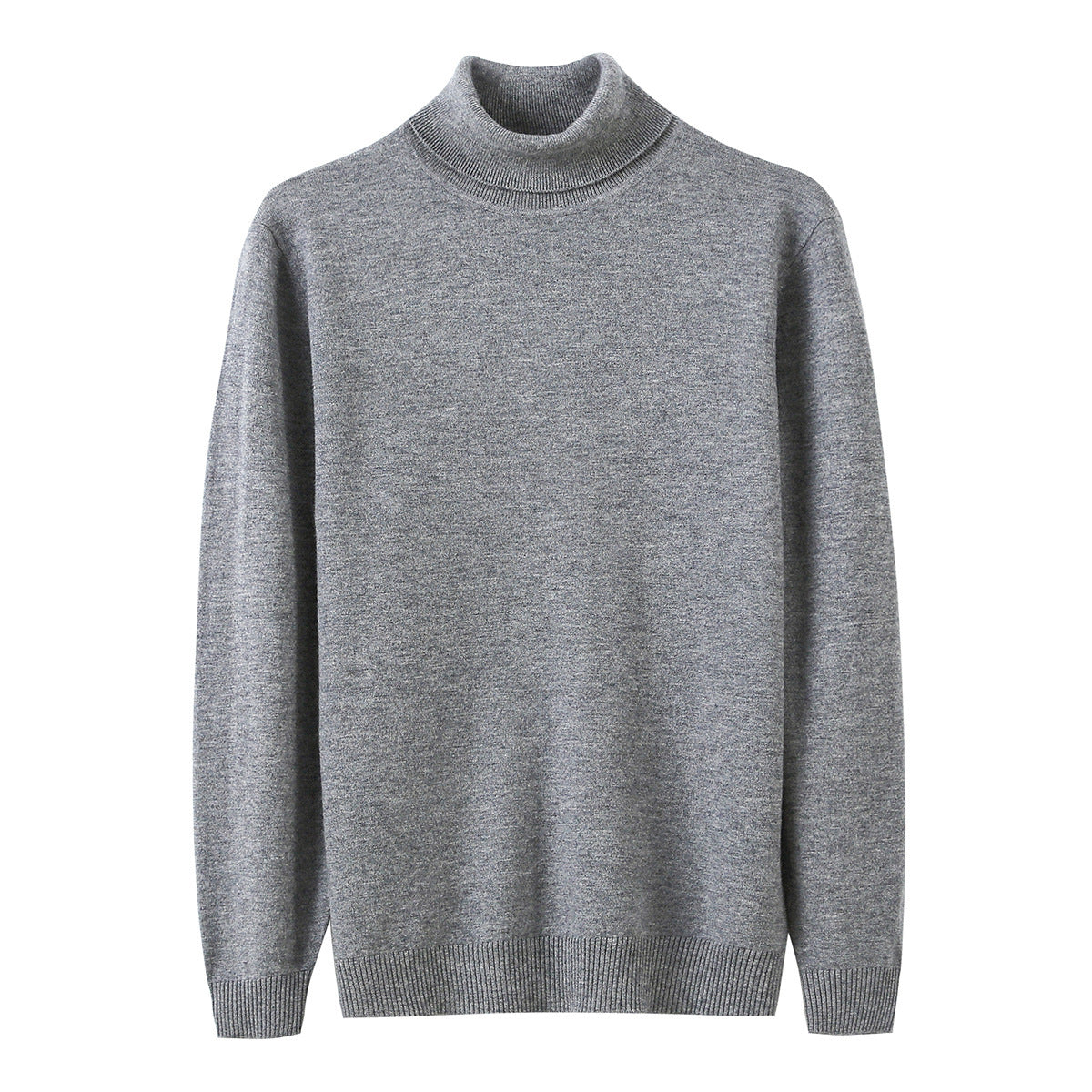 Full wool sweater men's two lapels