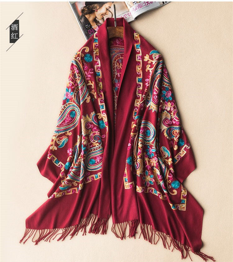 Chinese national style scarf with all kinds of shawls
