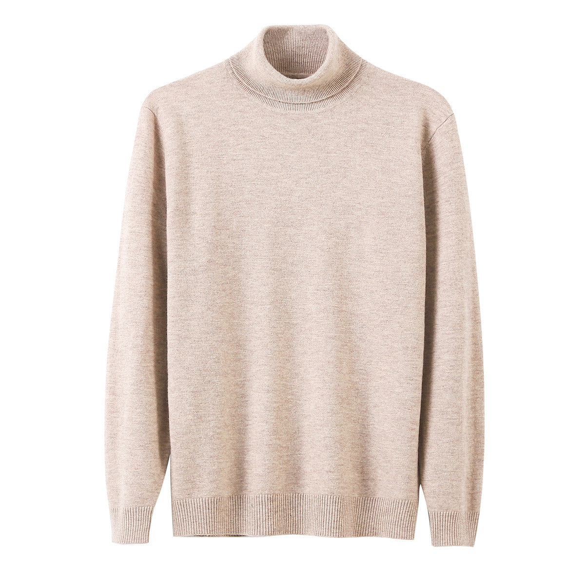 Full wool sweater men's two lapels