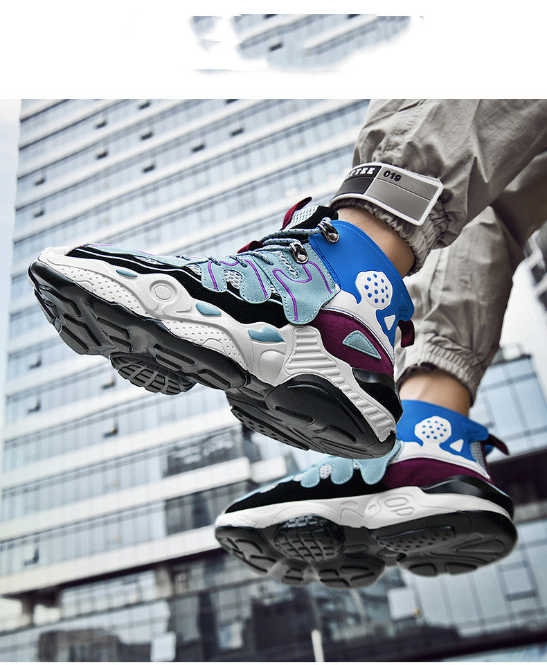 High-top street shooting student shoes men's trendy shoes