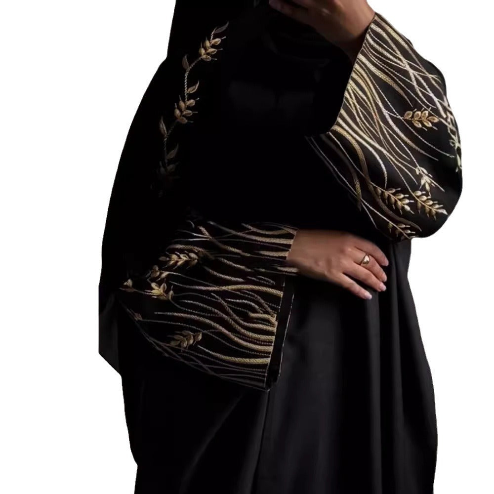 Arab Embroidery Embroidery Outerwear Abaya Robe