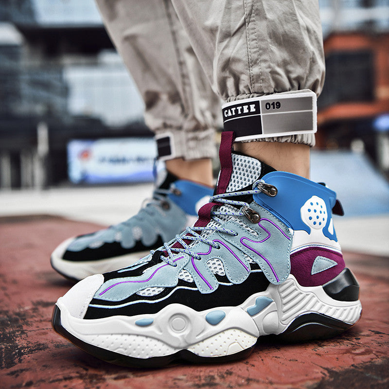 High-top street shooting student shoes men's trendy shoes