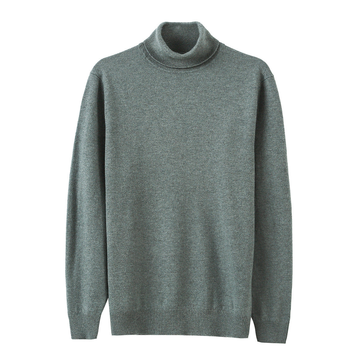 Full wool sweater men's two lapels