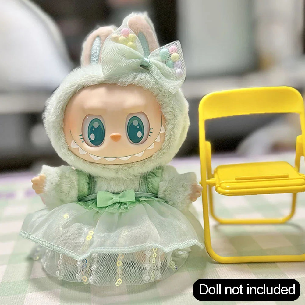 Multicolor Labubu Doll - 1 Pc for Creative Play