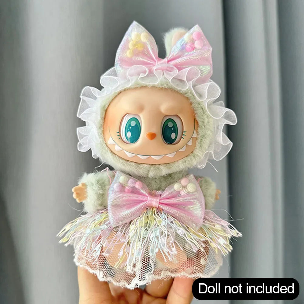 Multicolor Labubu Doll - 1 Pc for Creative Play