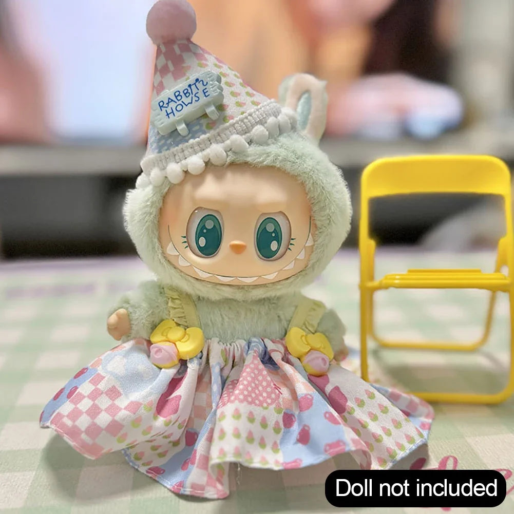 Multicolor Labubu Doll - 1 Pc for Creative Play