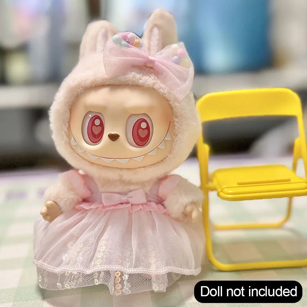 Multicolor Labubu Doll - 1 Pc for Creative Play