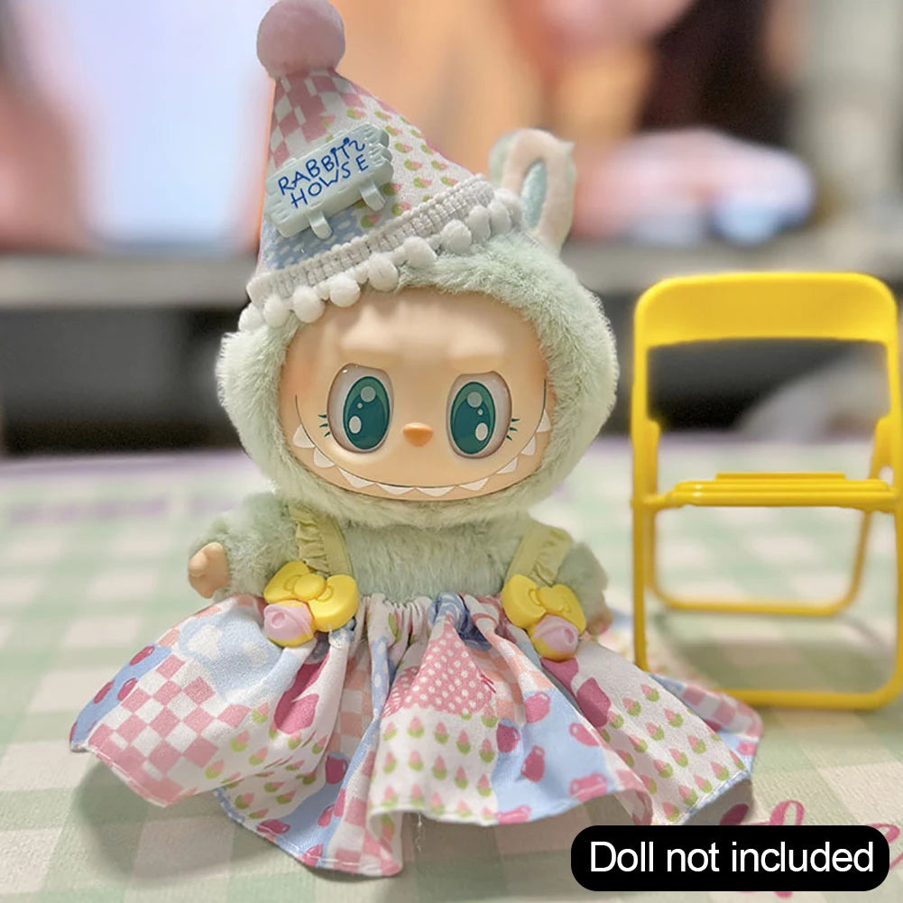 Multicolor Labubu Doll - 1 Pc for Creative Play