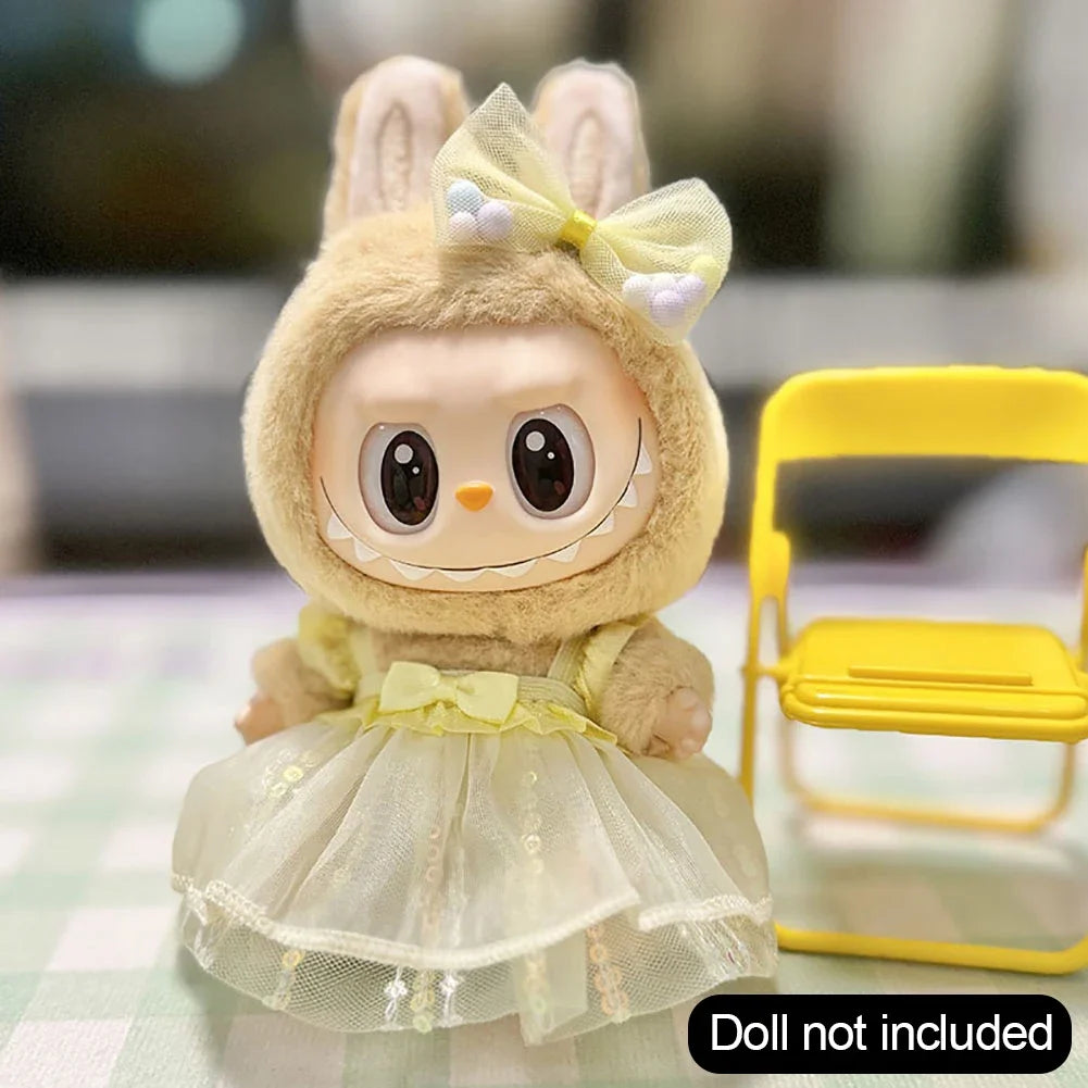 Multicolor Labubu Doll - 1 Pc for Creative Play