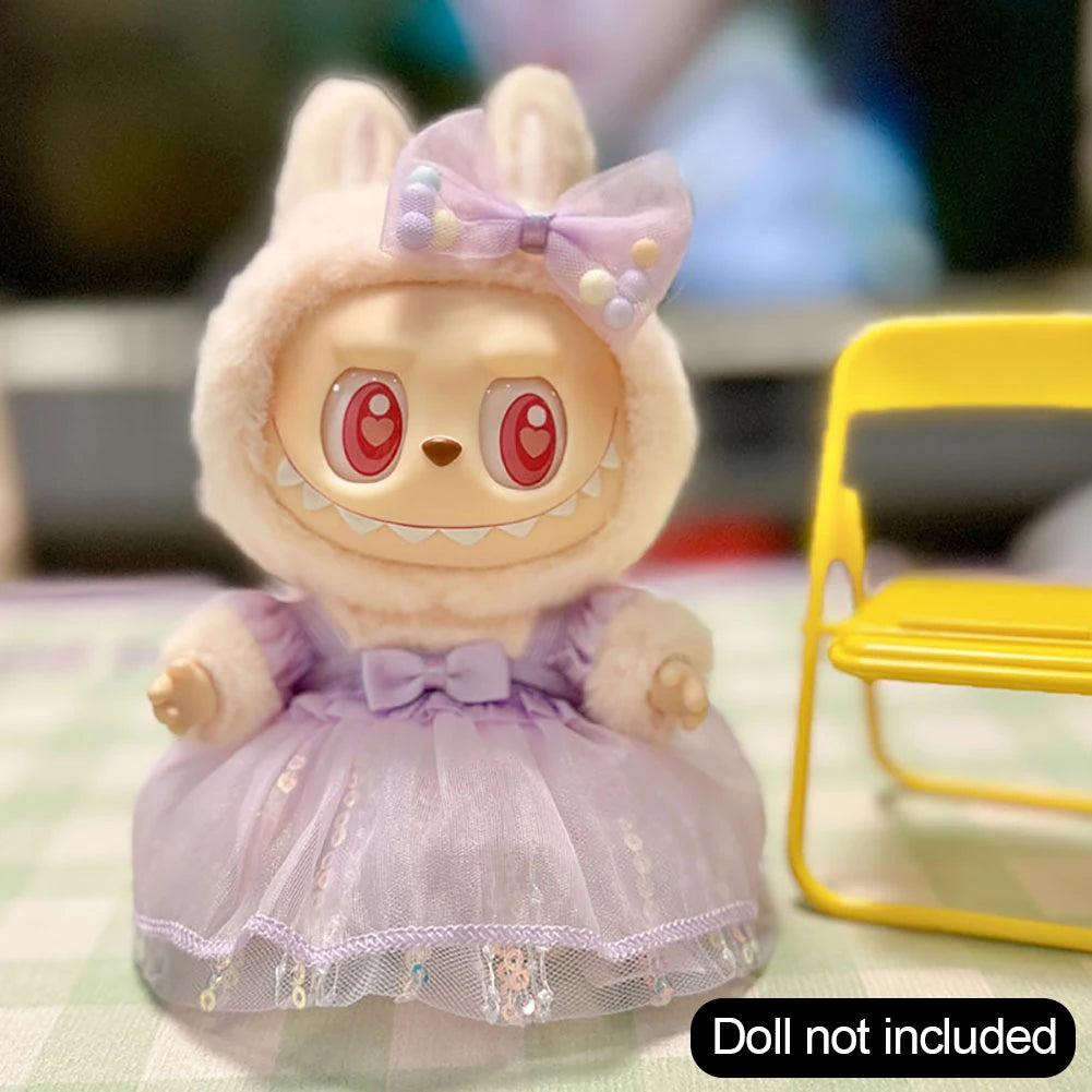 Multicolor Labubu Doll - 1 Pc for Creative Play