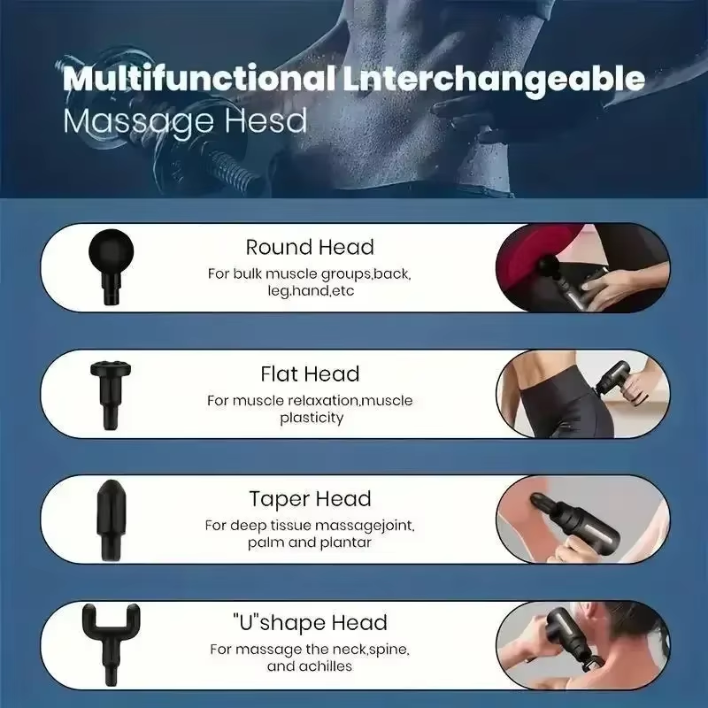 Fascia gun muscle relaxation massager