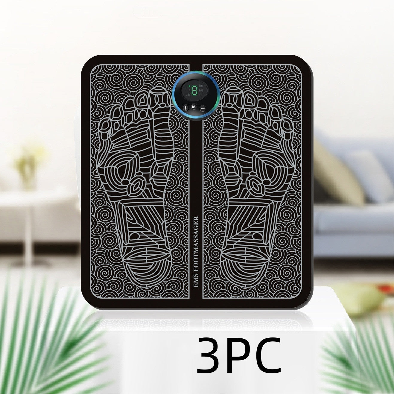 Pulse Sole Foot Massage Pad EMS Physiotherapy Foot Massage Machine USB Rechargeable Foot Reflexology Device