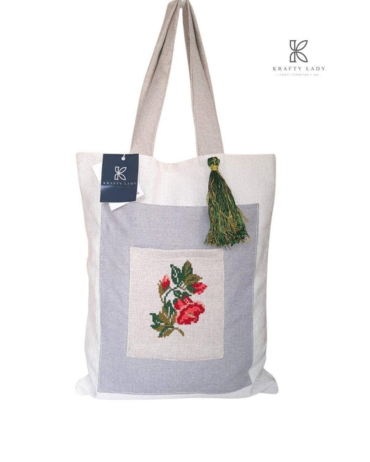 Women's Velvet Embroidered Tote Bags: