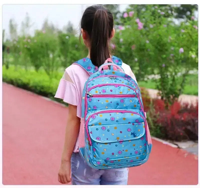 kids printed school bag