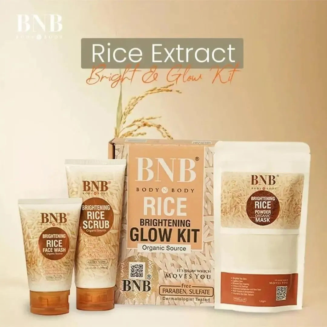 Skin Brightening Rice Facial Kit